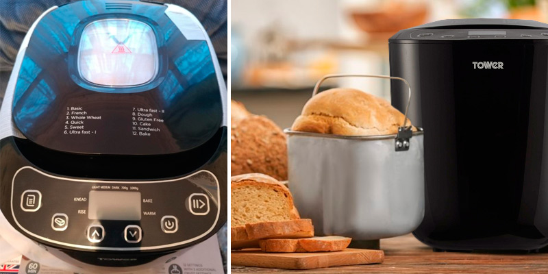 Review of Tower T11003 Digital Bread Maker with 12 Automatic Programs