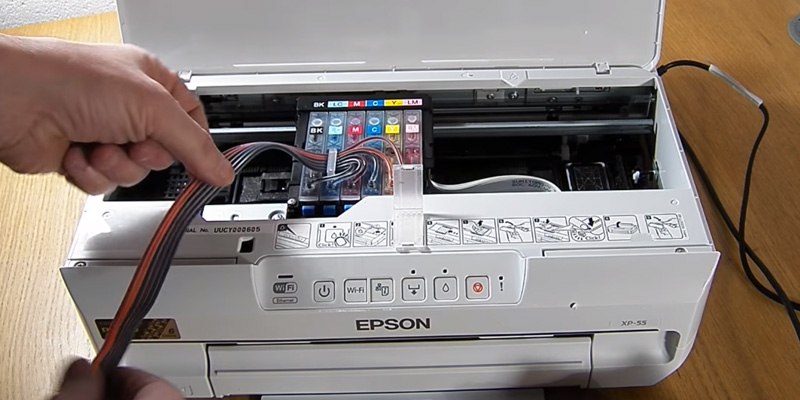Review of Epson XP-55 Printer with CD/DVD printing