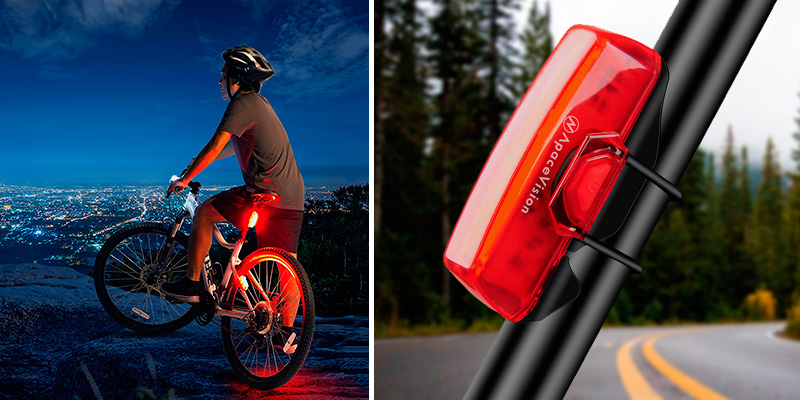 Review of Apace Vision Rear Bike Light Super Bright 100 Lumens LED