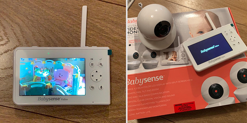 Babysense ‎V43_2CAM Video Baby Monitor in the use