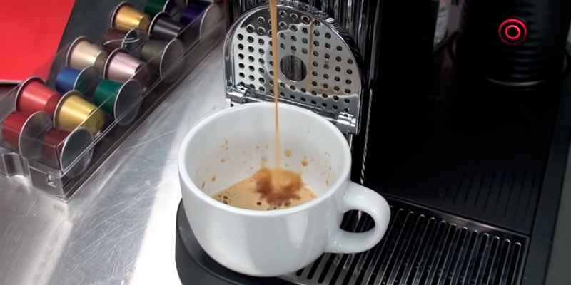 Nespresso Citiz and Milk Coffee Machine in the use