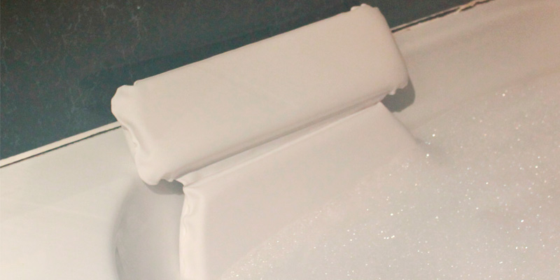 Review of Relux Premium Waterproof Bath Pillow Cushion with Non-Slip Suction Cups