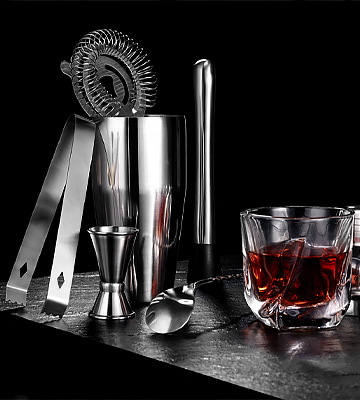 Review of RATEL 9 Pcs Stainless Steel Cocktail Making Set