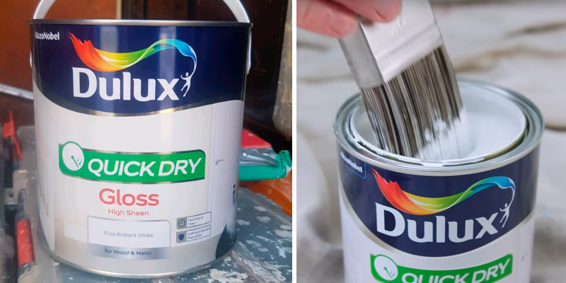 Review of Dulux 750ML Quick Dry Gloss Paint For Wood And Metal