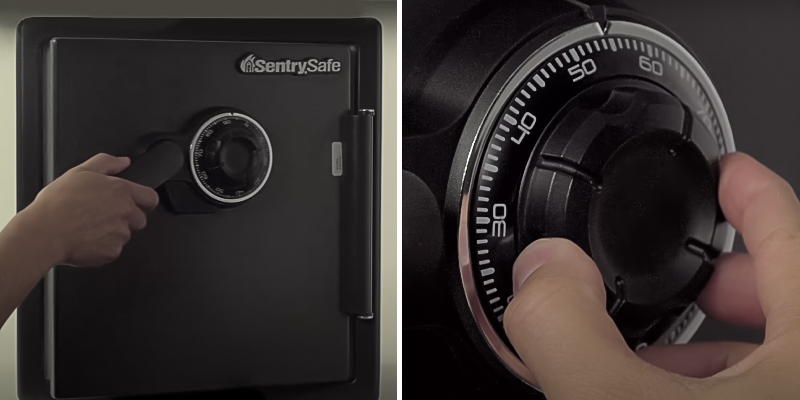 Review of SentrySafe SFW082CTB Safe with Dial Combination