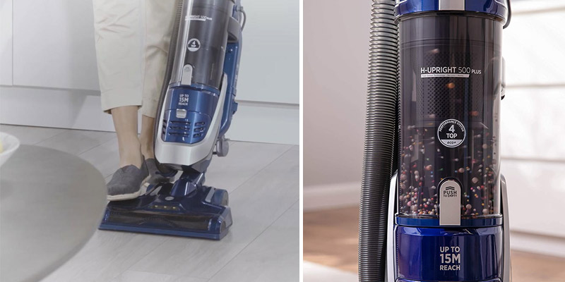 Hoover HU500SBH Upright Bagless Vacuum Cleaner in the use