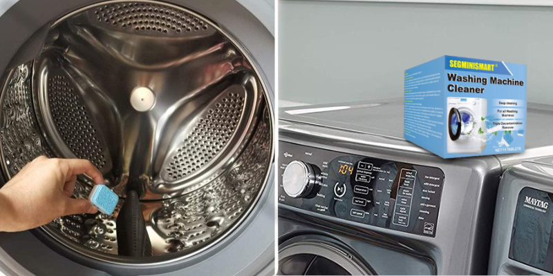 Review of SEGMINISMART Washing Machine Cleaner Effervescent Tablet Washer Cleaner