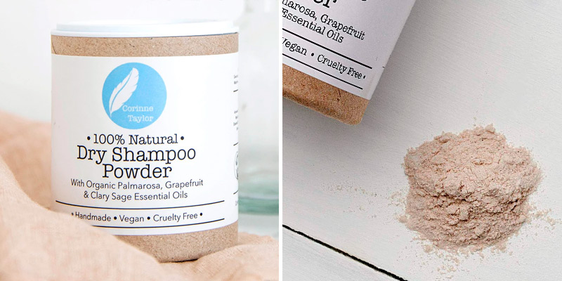 Review of Corinne Taylor Dry Shampoo Powder 100% natural. Vegan