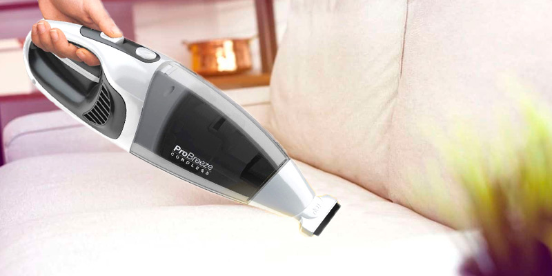 Pro Breeze Cordless Handheld Vacuum Cleaner for Dust Pet Hair in the use