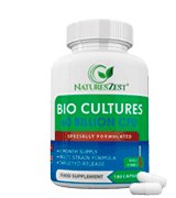 Natures Zest 60 Billion CFU Bio Cultures with Prebiotics