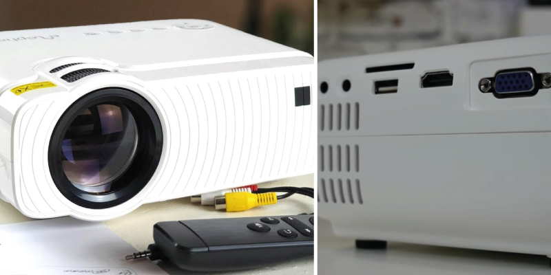 ELEPHAS GC333 4500 Lumens Full HD 1080p Portable Projector in the use
