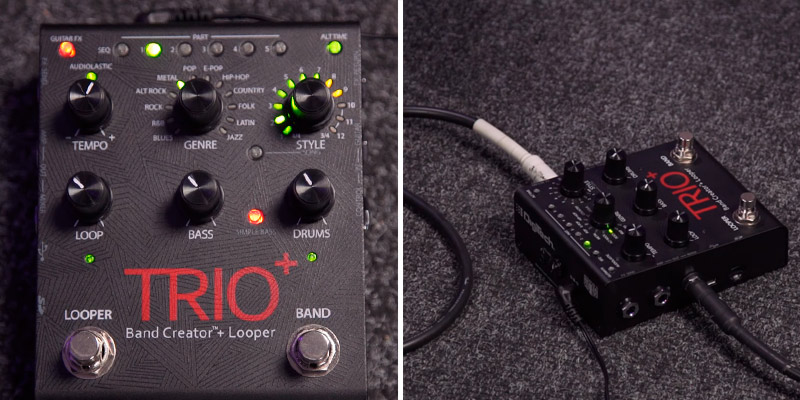 Review of DigiTech TRIO Plus Guitar Pedal with Looper