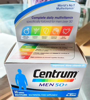Review of CENTRUM ADVANCE Men 50 Plus Multivitamin Tablets