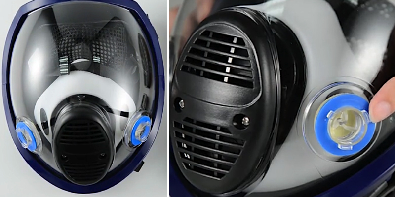 Review of Ohmotor Full Face Absorb Steam and Dust Respirator Mask Activated Carbon