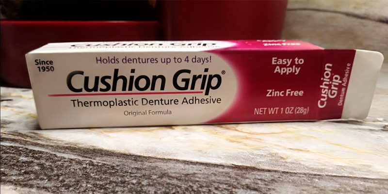 Review of Cushion Grip Soft Pliable Thermoplastic Denture Adhesive