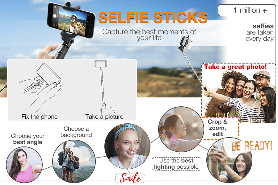 Comparison of Selfie Sticks to Capture the Best Moments