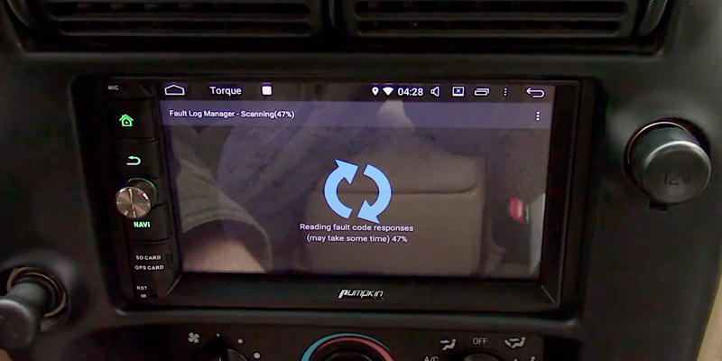 Pumpkin SH20294F-UK Android 9.0 Double Din Car Stereo in the use