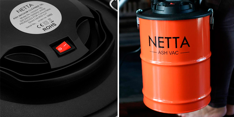 Review of NETTA 18L Ash Vacuum Cleaner 800W With Blow Function