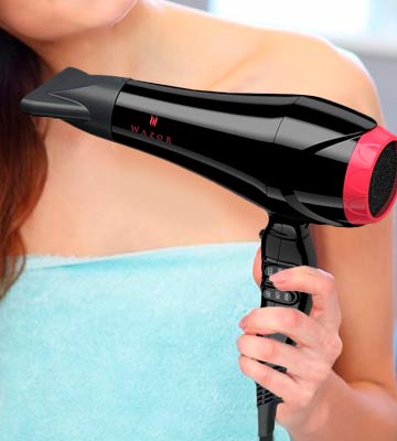 Review of Wazor Ionic Hair Dryer Professional Lightweight Hairdryer 1800 W