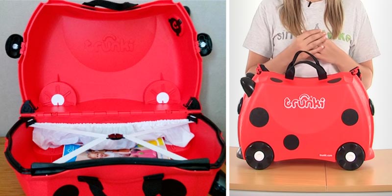 Review of Trunki Harley the Ladybug / Ladybird Ride-on Suitcase