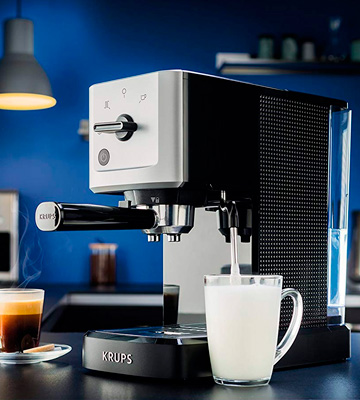 KRUPS XP344040 Calvi Manual Espresso Steam and Pump Coffee Machine - Bestadvisor