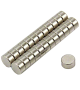 Magnetron M-1 Neodymium Cylinder Fridge Magnets, 30pcs, N52