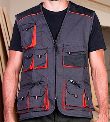Review of Stens Lightweight Multi pocket Safety Work vest