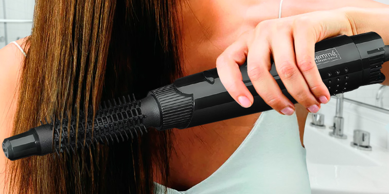 TRESemme 70 inch Hot Air Styling Brush in the use
