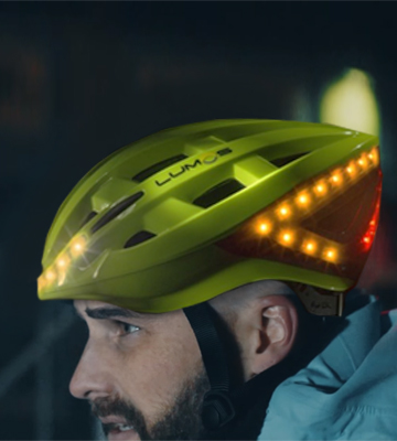 Review of Lumos Smart LED Bike Helmet with Wireless Turn Signal Handlebar Remote and Built-In Motion Sensor