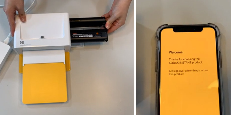 Kodak Dock Plus Instant Mobile Photo Printer in the use