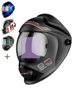 Tekware Moto 90 Large Viewing True Color Solar Powered Auto Darkening Welding Helmet