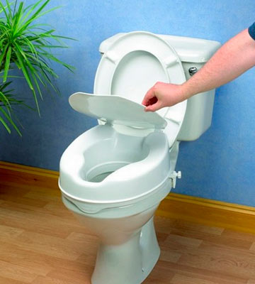 Review of Drive DeVilbiss Healthcare Raised Toilet Seat with Lid