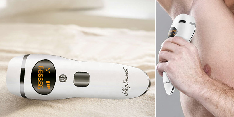 SlkySmooth IPL Hair Removal Device in the use