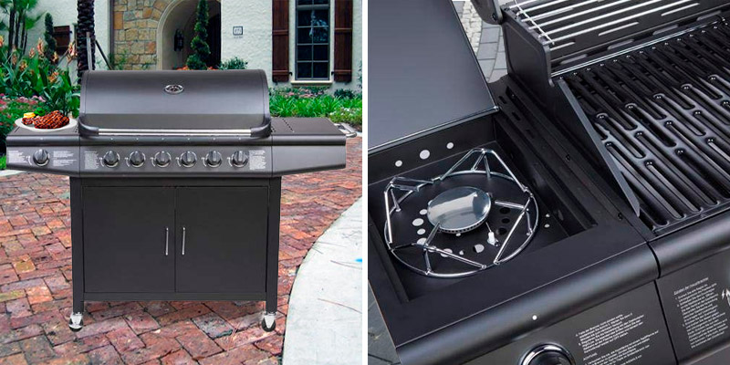 Review of CosmoGrill Deluxe 6+1 Gas Burner Grill