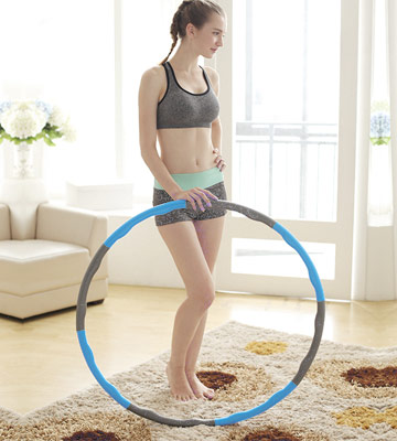Review of just be... 1FA-316-64F Weighted Fitness Hula Hoop