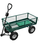 Pandamoto Large Heavy Duty Garden Trolley Cart