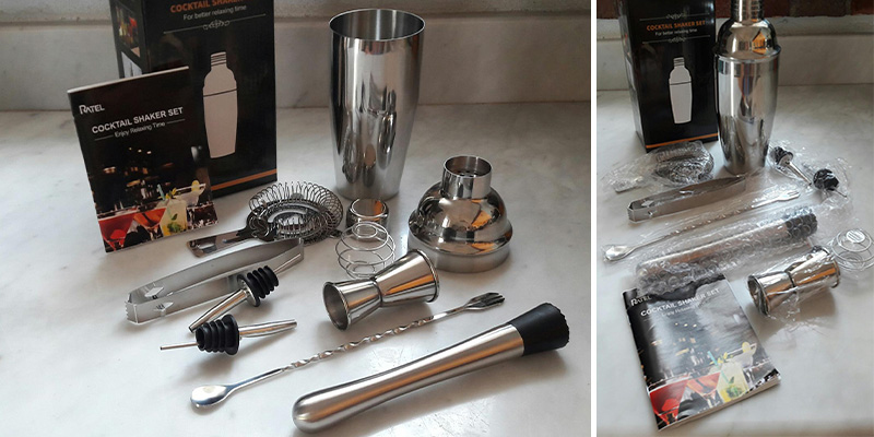 Review of RATEL 9 Pcs Stainless Steel Cocktail Making Set