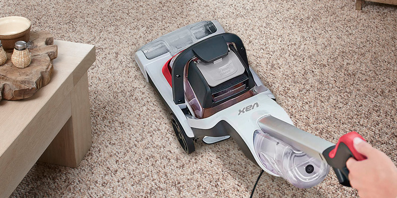 Vax 1-1-142472 Compact Power Plus Carpet Cleaner in the use