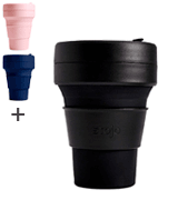 Stojo On The Go Pocket Size Collapsible Silicone Travel Cup
