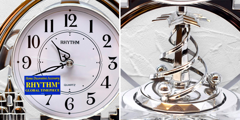 Review of Rhythm Clock 4SG768WR19 Mantel clock from the Contemporary Mantel Clocks range.