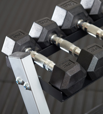 Review of DTX Fitness 2x 3kg Hex Weights Rubber Dumbbell