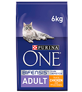 Purina ONE Adult Cat Food Chicken & Wholegrains