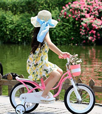 Review of Royal Baby pink swan girl’s kids children bike