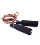 King Athletic FBA_KA2 Skipping Leather Ropes for Workout and Speed Jump Training