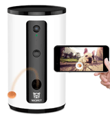 WOPET 7L 1080p Dog Treat Dispenser Camera with Night Vision