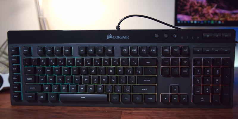Corsair K55 Gaming Keyboard (6 Programmable Macro Keys, RGB Backlighting) in the use