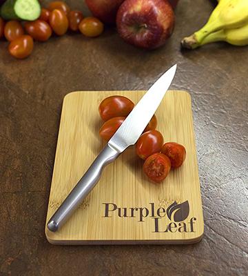 Review of Purple Leaf Bamboo Cutting board set